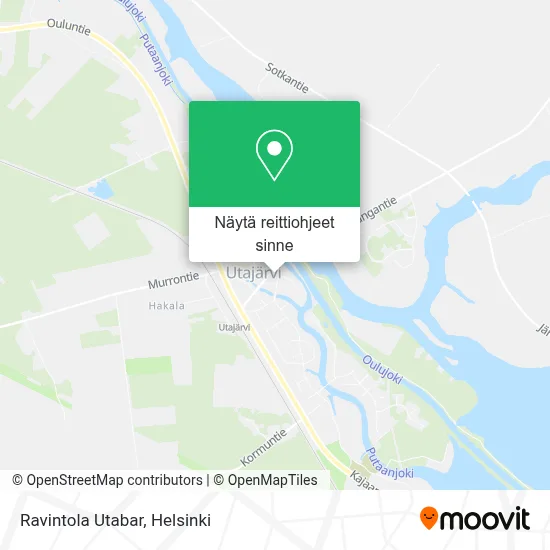 Ravintola Utabar kartta