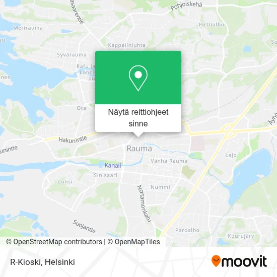 R-Kioski kartta