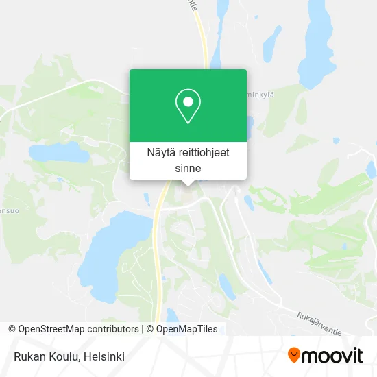 Rukan Koulu kartta