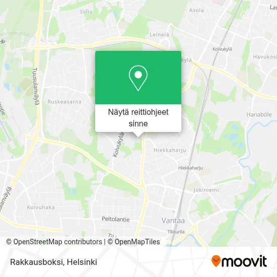 Rakkausboksi kartta
