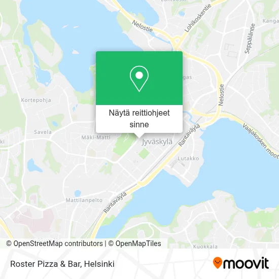Roster Pizza & Bar kartta