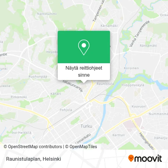 Raunistulaplan kartta