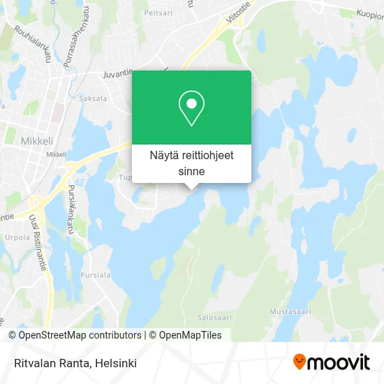 Ritvalan Ranta kartta
