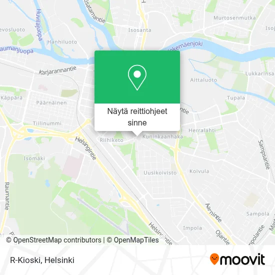 R-Kioski kartta