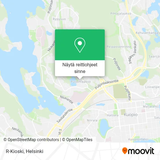 R-Kioski kartta