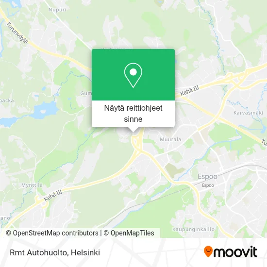 Rmt Autohuolto kartta