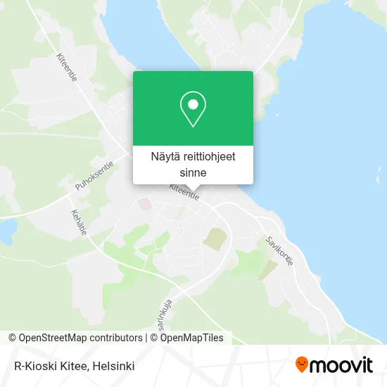 R-Kioski Kitee kartta