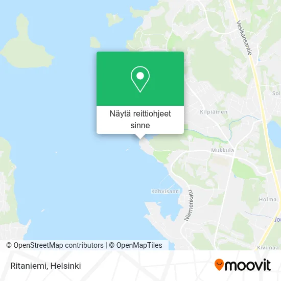 Ritaniemi kartta