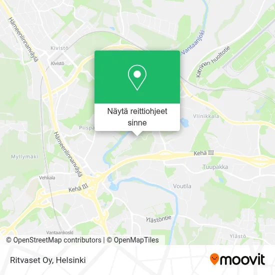 Ritvaset Oy kartta