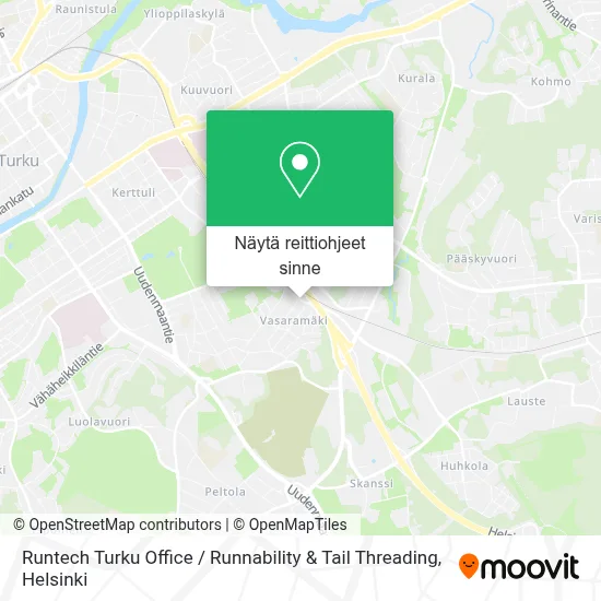 Runtech Turku Office / Runnability & Tail Threading kartta