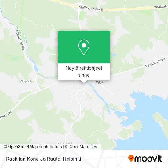 Raskilan Kone Ja Rauta kartta