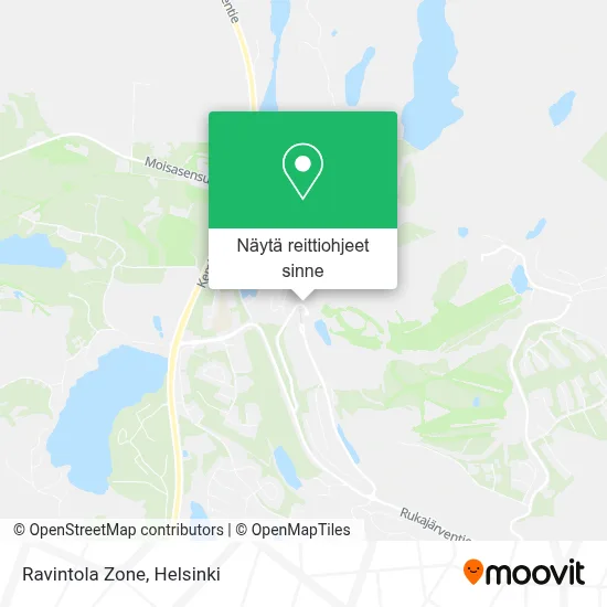 Ravintola Zone kartta