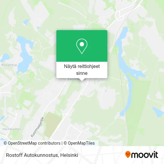 Rostoff Autokunnostus kartta