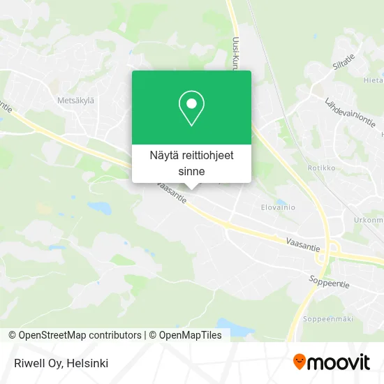Riwell Oy kartta