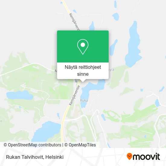 Rukan Talvihovit kartta