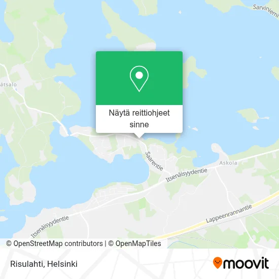Risulahti kartta