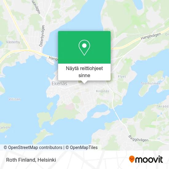 Roth Finland kartta