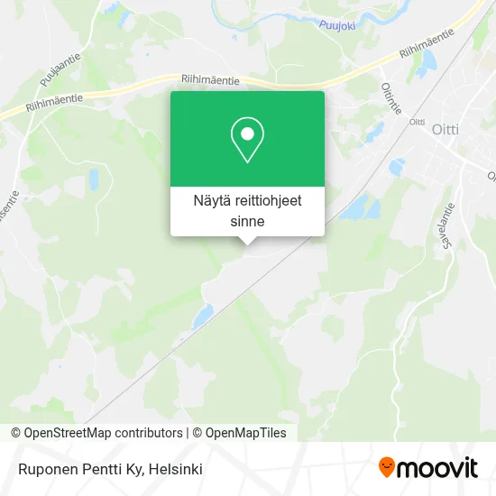 Ruponen Pentti Ky kartta