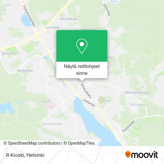 R-Kioski kartta