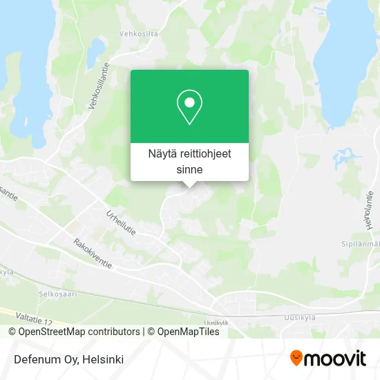 Defenum Oy kartta