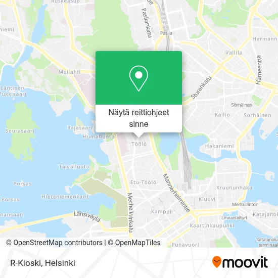 R-Kioski kartta