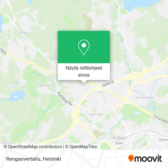 Rengasvertailu kartta