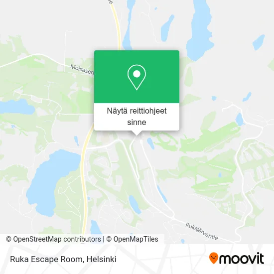 Ruka Escape Room kartta