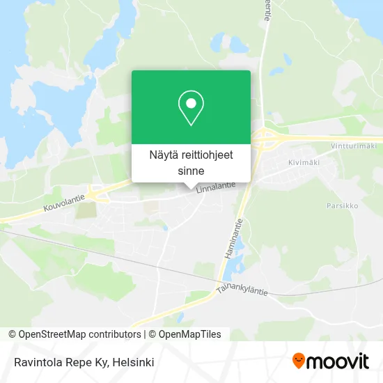 Ravintola Repe Ky kartta