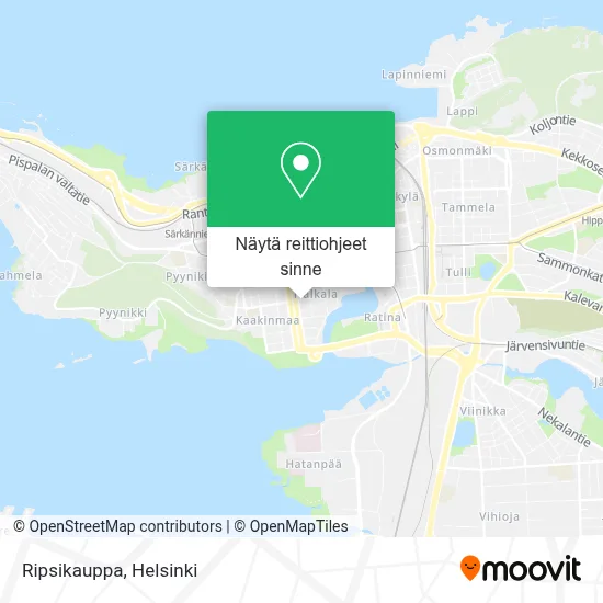 Ripsikauppa kartta