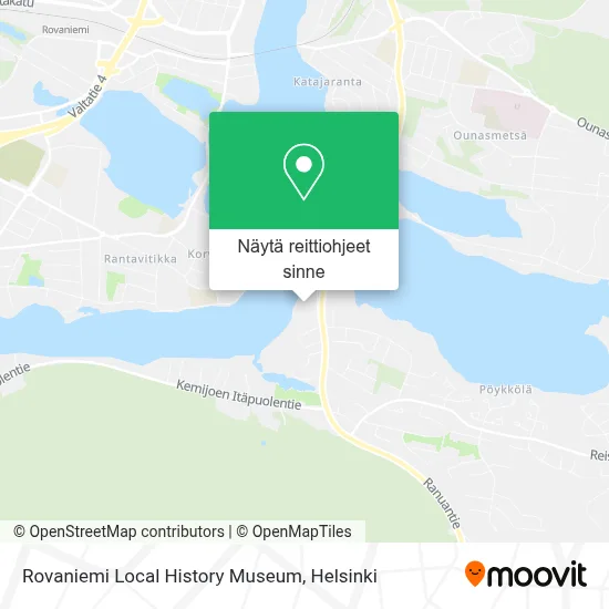 Rovaniemi Local History Museum kartta