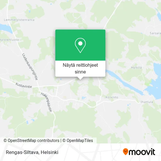Rengas-Siltava kartta