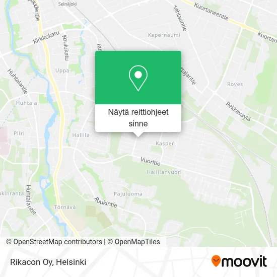 Rikacon Oy kartta