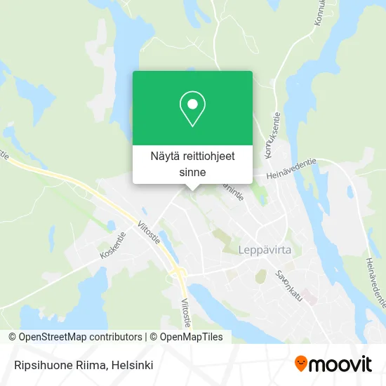 Ripsihuone Riima kartta