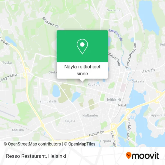Resso Restaurant kartta