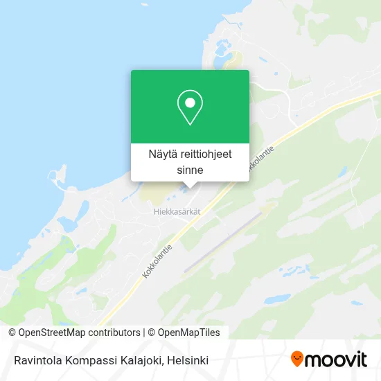 Ravintola Kompassi Kalajoki kartta