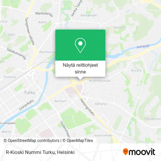 R-Kioski Nummi Turku kartta
