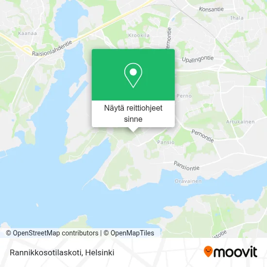 Rannikkosotilaskoti kartta
