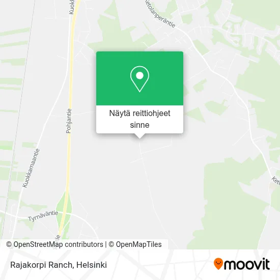 Rajakorpi Ranch kartta