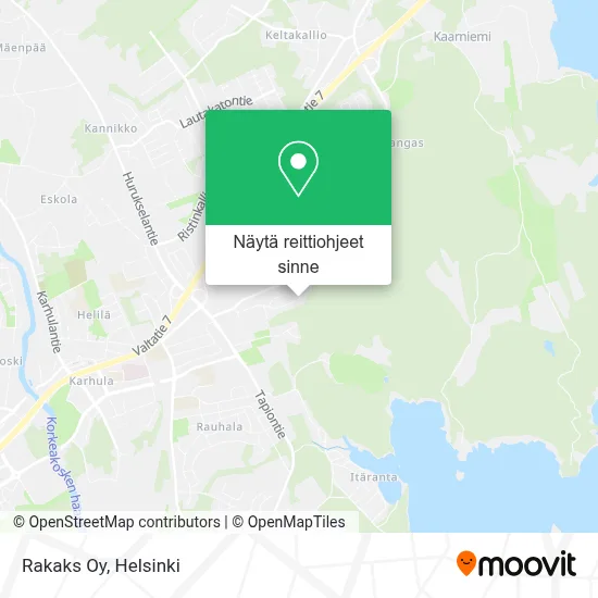 Rakaks Oy kartta