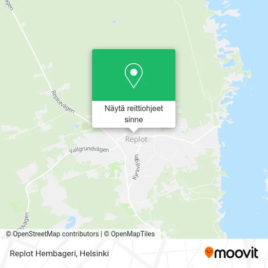 Replot Hembageri kartta