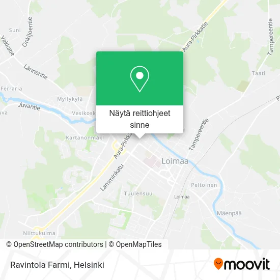 Ravintola Farmi kartta