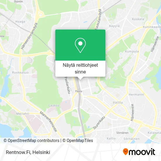 Rentnow.Fi kartta