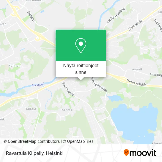 Ravattula Kiipeily kartta