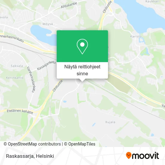 Raskassarja kartta