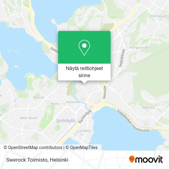 Swerock Toimisto kartta