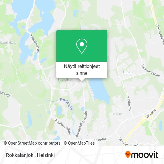 Rokkalanjoki kartta