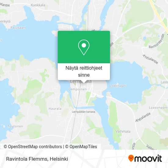 Ravintola Flemms kartta