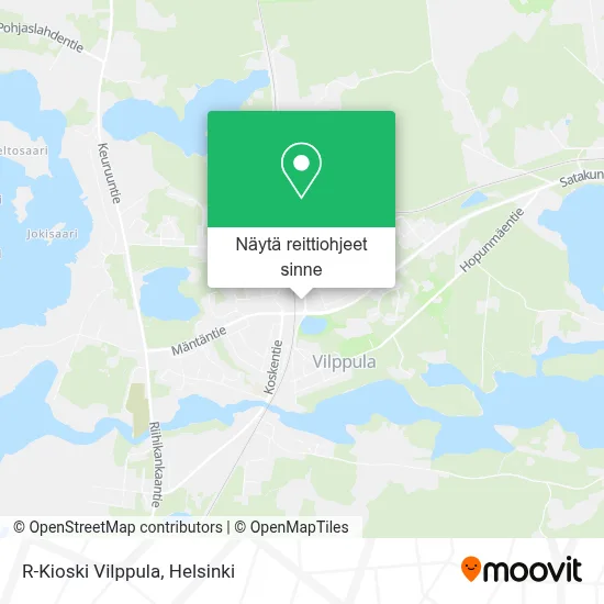 R-Kioski Vilppula kartta