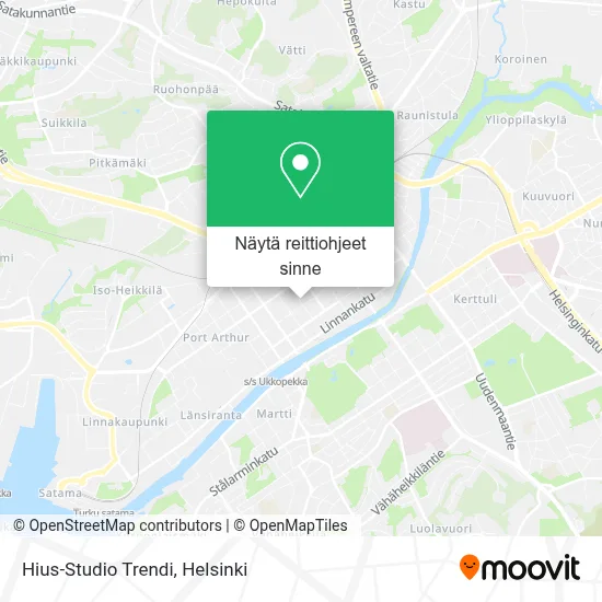 Hius-Studio Trendi kartta