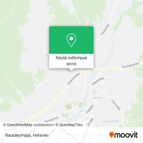 Rautakymppi kartta